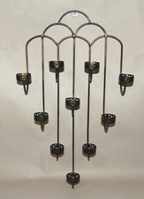 Partylite Impressario Teelichthalter 10-flammig Wandhalter Schwarz Kupfer Patina