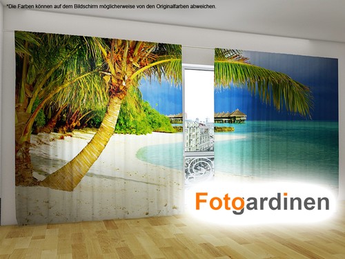 Fotogardinen palme vorhang - "palme",