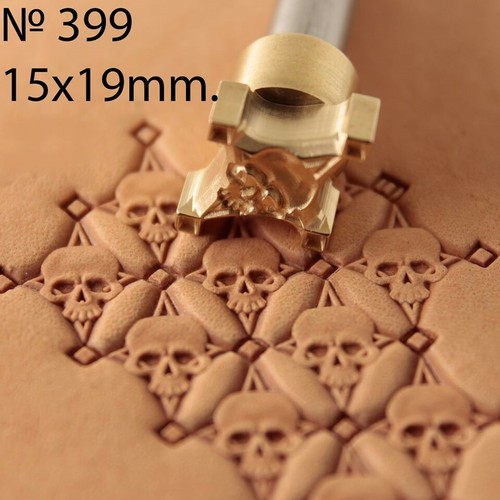Totenkopf leder stempel - totenkopf,