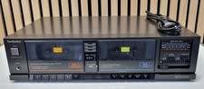 Technics RS-T10 Stereo Double Cassette Deck - Anthrazit - Doppel Kassettendeck
