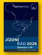Kursbuch 2026 Tschechien - timetable - jízdní řád České dráhy ČD