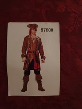 Captain Jack's Sparrow Kostüm mit Utensilien