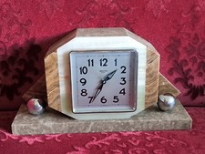 kaminuhr antik Bayard & Day Marmor Granit Onyx Exklusiv Sammlung Rar Vintage