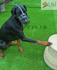 Stark Metall Gummi Beschichtet Draht Korb Hundemaulkorb Für Doberman Malinois