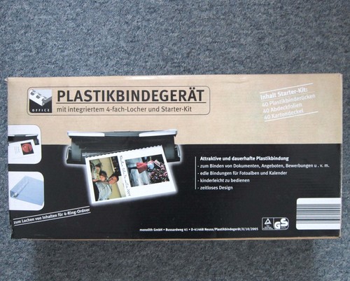 Office plastikbindegerät - office,