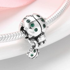 Charm Perle Marienkäfer 925