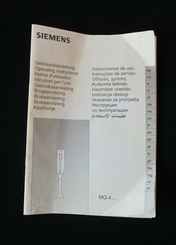 Siemens stabmixer pürierstab - siemens,