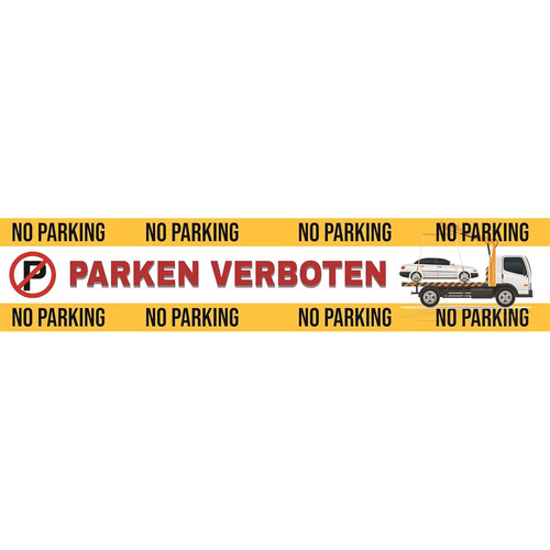 Banner parken verboten - banner, verboten'
