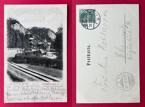 Radebeul 1900 partie - ak,