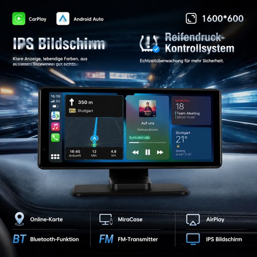 Tragbar autoradio wireless - 7",