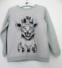 Sweatshirt Gr. 128  mit Löwen-Aufdruck Gr.122-128