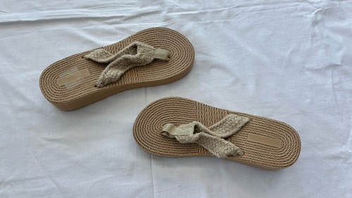 Flip flops beige 39 mit - beige, gr.