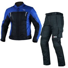 Motorradkombi Biker Motorrad Textil Kombi wasserdichte Jacke und Hose Neu