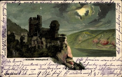 Litho trechtingshausen - litho, am