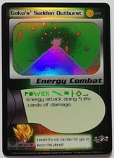 DRAGONBALL Z Karte TCG englisch Goku´s Sudden Outburst No 29 Energie C.Holo 2000