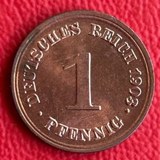 1 Pfennig 1903 E st / Kaiserreich / KM#10