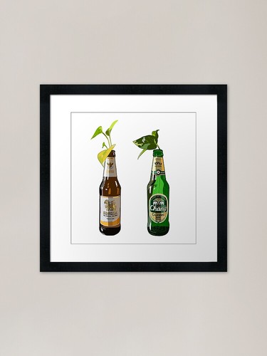 Chang und singha bierflaschen - chang,