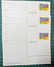 25 Jahre Bundesrepublik - 3 Postkarten BUND 1974 - unbenutzt - GRUNDGESETZ 1949