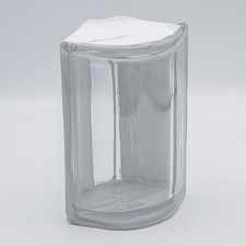 Basic Glasbaustein Vollsicht klar Form-Eckstein, 10,5x19x8 cm
