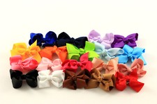 Haarklammer Haarspange 21 FARBEN Schleife Mädchen Stoff Haarschmuck K305