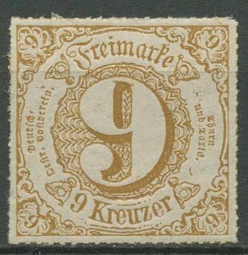 Thurn und taxis 1865 kreuzer - und,