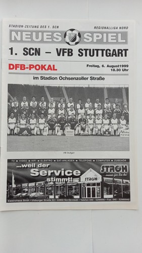 Stadionheft dfb pokal - dfb, 99/00