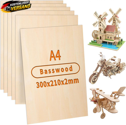 Sperrholzplatte 2mm für