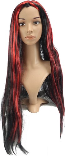 Damen hexen perücke mit roten - mit,