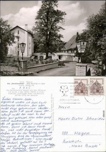 Ansichtskarte barntrup - ansichtskarte, (lippe)