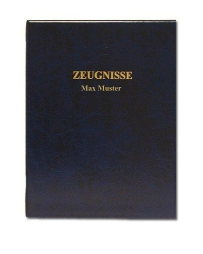 Zeugnismappe viele farben - zeugnismappe,