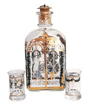 #011: HOLMEGAARD Christmas Bottle Juleflaske Weihnachtsflasche Weihnachten 2000