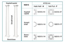 HEXIM Dekorative Stucksäulen