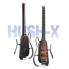 Donner HUSH X E-Gitarre mit Gigbag & Zubehör Solid Body HS Tonabnehmer Sunburst