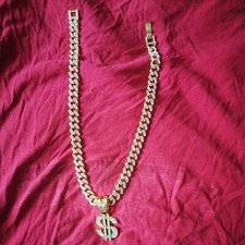 Gold dollar kette - hip, hop