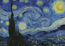 Van Gogh XXL Poster Sternennacht 140 x 100 cm