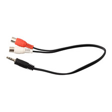 Gold 3.5 mm 1/8" stereo jack