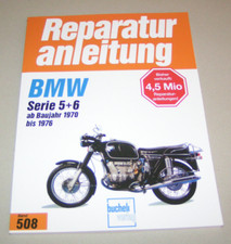 Reparaturanleitung BMW R 50/5, 60/5, 75/5, 60/6, 75/6, 90/6, 90S, Serie 5 + 6