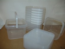 Kunststoffeimer transparent