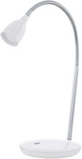 EGLO Schreibtischlampe DURENGO Bürolampe 3W weiß verstellbar EEK:D (Spek. A-G)