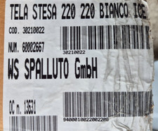 WS Spalluto "Bianco Ice" Leinwand auf Rolle ca. 220x88 Heimkino