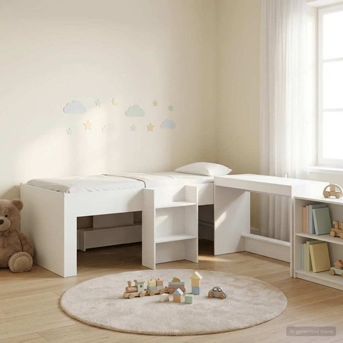 Hochbett mit schreibtisch für - hochbett,