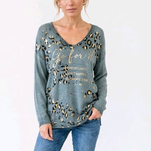 Damen feinstrick pullover leo - feinstrick,