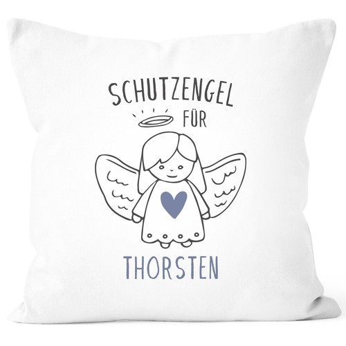 Kissen bezug schutzengel - schutzengel, mit