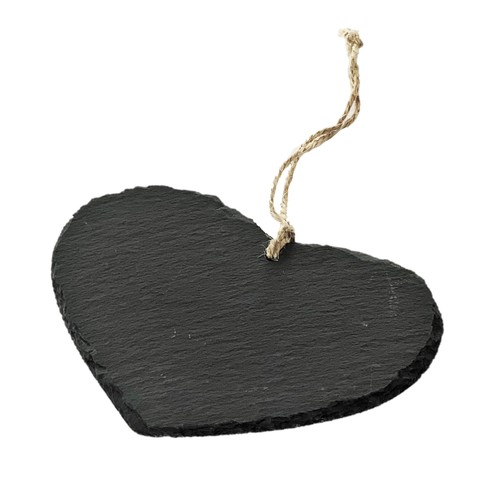 Schiefer herz hänger - schiefer-herz, 14x12cm