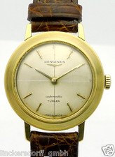 LONGINES TÜRLER 18KT GOLD DAMENUHR mit Papieren von 1965