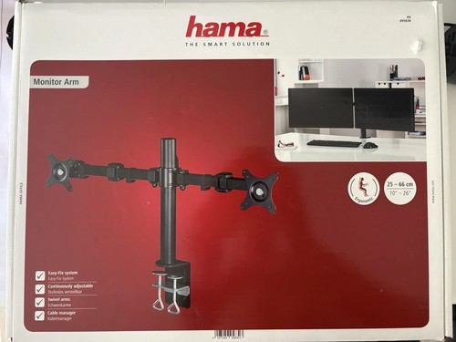 Hama dual monitor arm 23 - 21", 23"