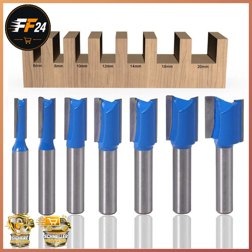 Nutfräser set stück 8mm - 7,