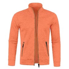Herren Stehkragen Strickjacke