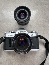 Canon AE-1 mit Canon Lens FD 1,8/50mm & FD 3.5-4.5/35-70mm SLR Analog