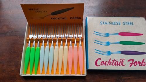 Vintage cocktailgabeln - 12,